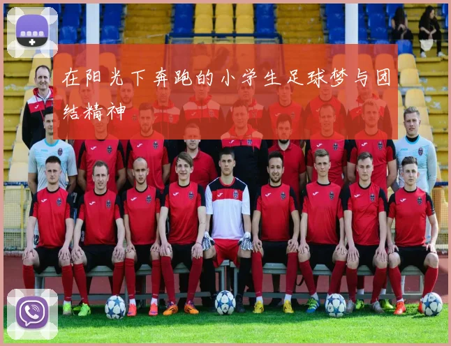 在阳光下奔跑的小学生足球梦与团结精神